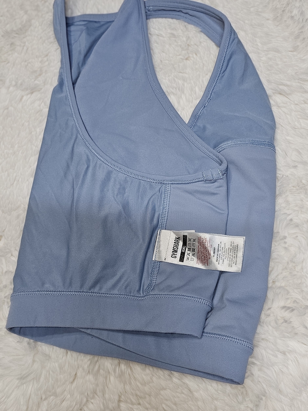 Gymshark Whitney Simmons Limited Edition Mesh Bra - Skylight Blue - XXL - Picture 3 of 8